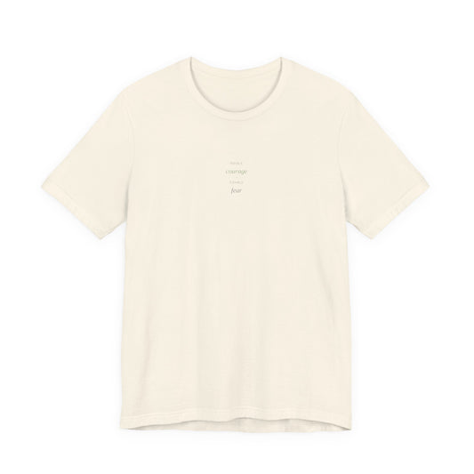 Inhale Courage Exhale Fear Shirt | Breathwork Tee | Anxiety Relief | Yoga Top | Mindfulness Apparel