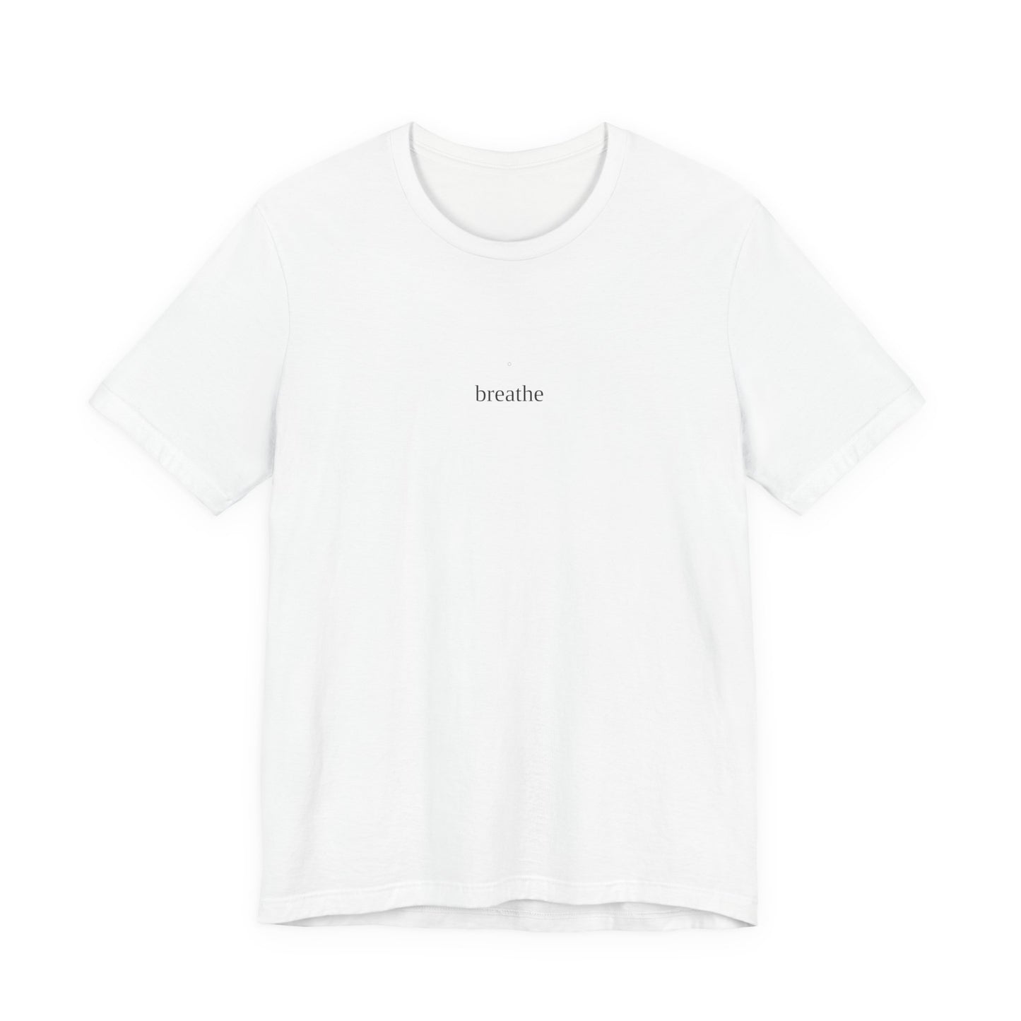 Breathe Minimalist T-Shirt | Mindfulness Tee | Yoga Shirt | Self Care Gift | Meditation Top