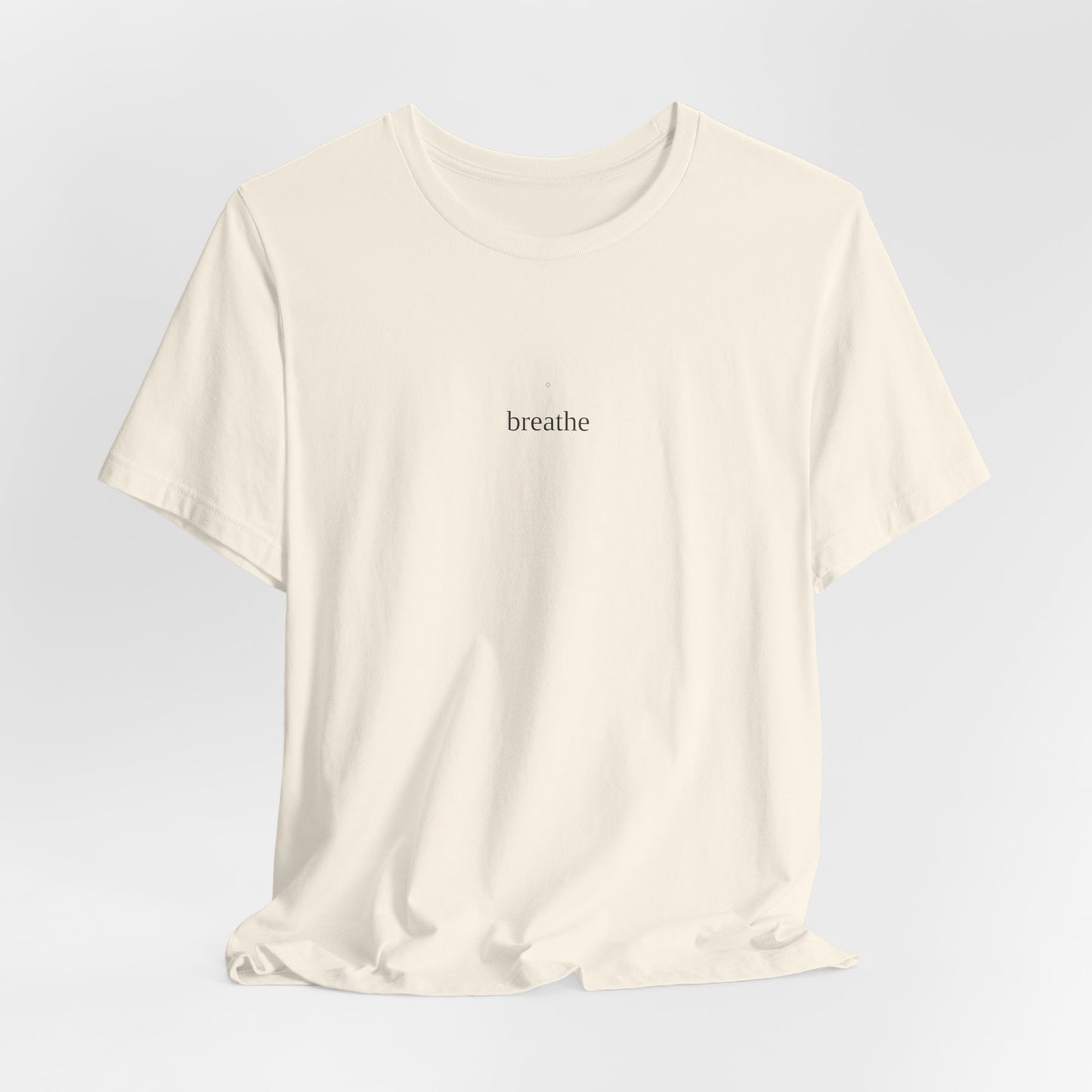 Breathe Minimalist T-Shirt | Mindfulness Tee | Yoga Shirt | Self Care Gift | Meditation Top