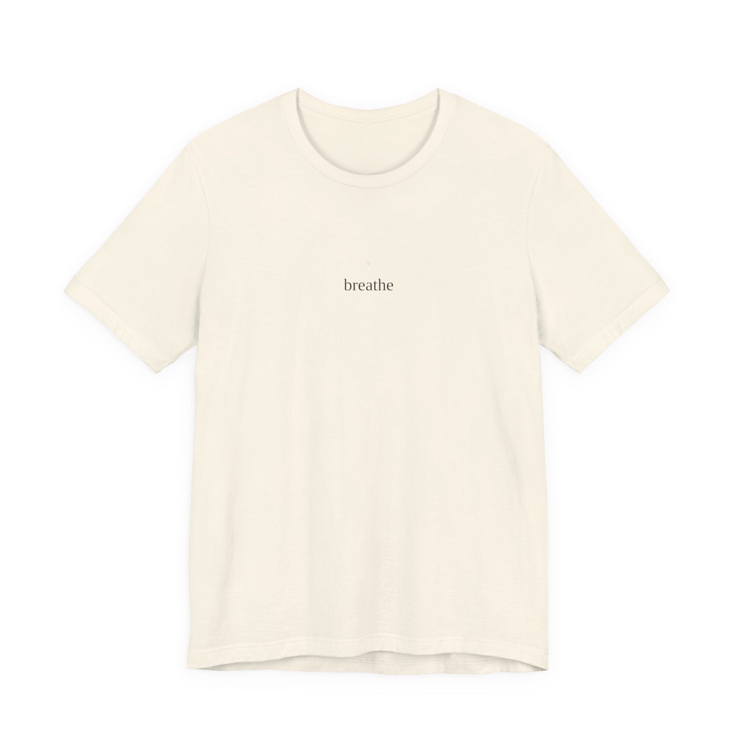Breathe Minimalist T-Shirt | Mindfulness Tee | Yoga Shirt | Self Care Gift | Meditation Top